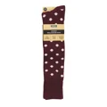 BOOT SOCK AUBERGINE SIZE 4-7