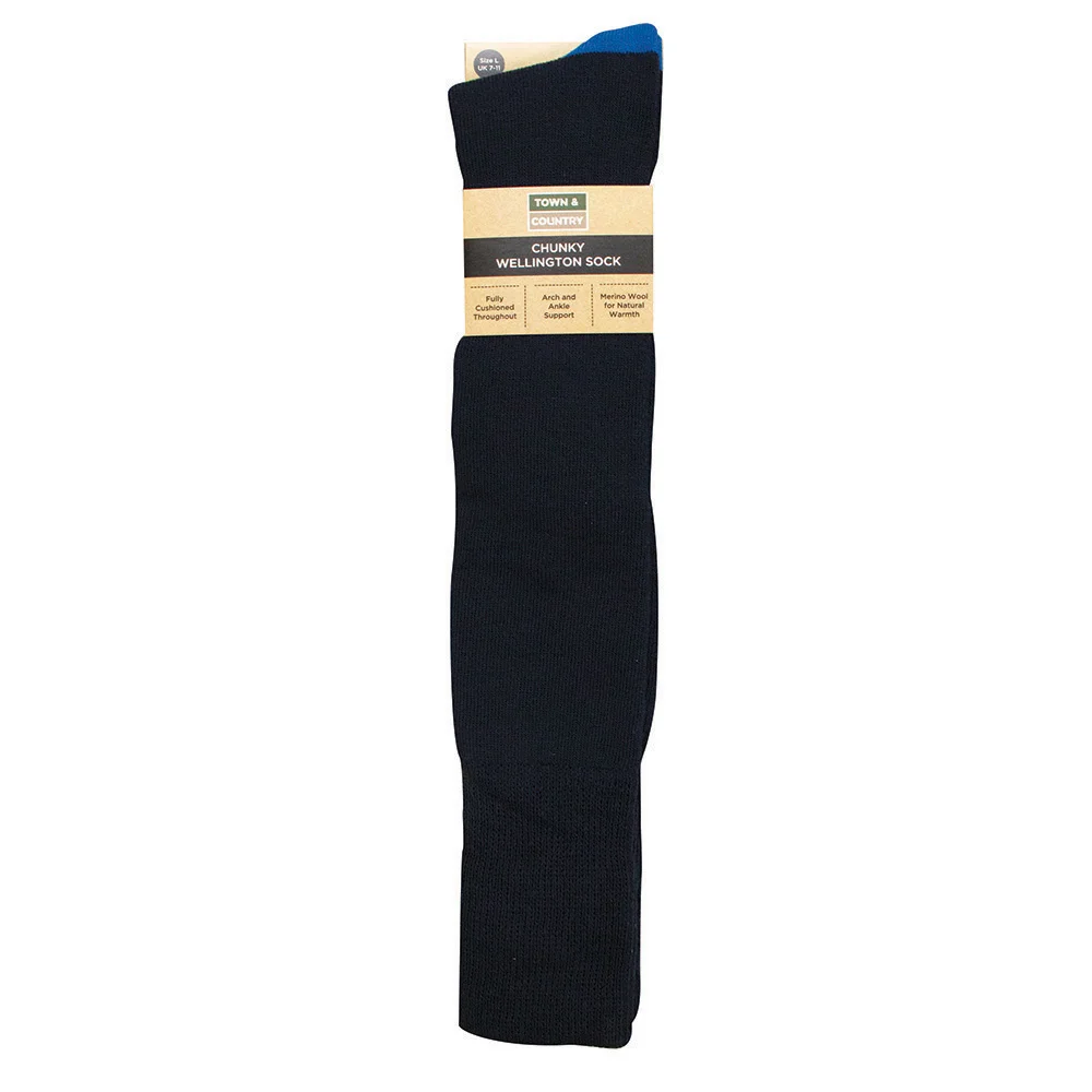BOOT SOCK NAVY SIZE 7-11