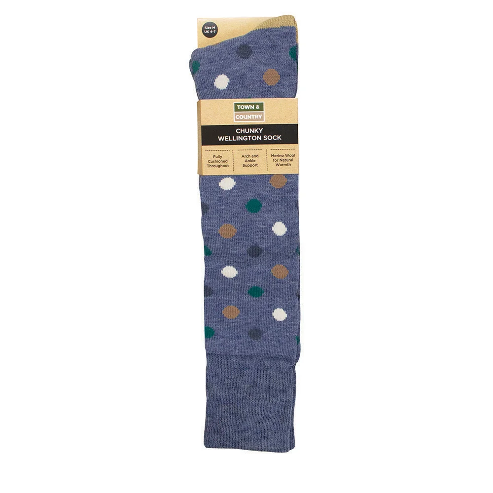 BOOT SOCK MULTI-SPOT SIZE 4-7