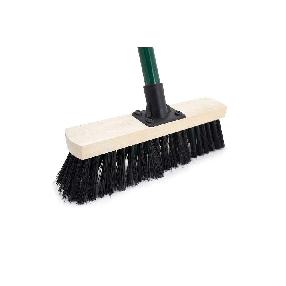 WOODEN 13" YARD BROOM (8)