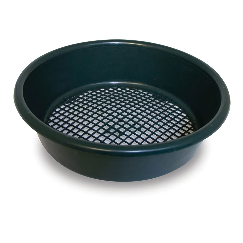 PLASTIC SIEVE GREEN (10)