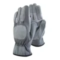 LEATHER FLEXIR GLOVES GREY LARGE (6)