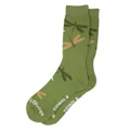 D/F RAMBLER SOCK GREEN 4-7 (2 PK)