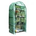 STEEL&PE GREEN EXTRA WIDE GREENHOUSE