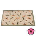 D/F DOORMAT N&R GREEN&CREAM 50X 75CM