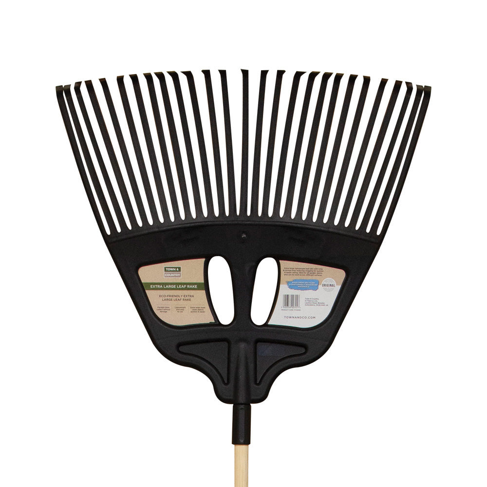 Extra Large Leaf Rake | Lightweight Garden Rake