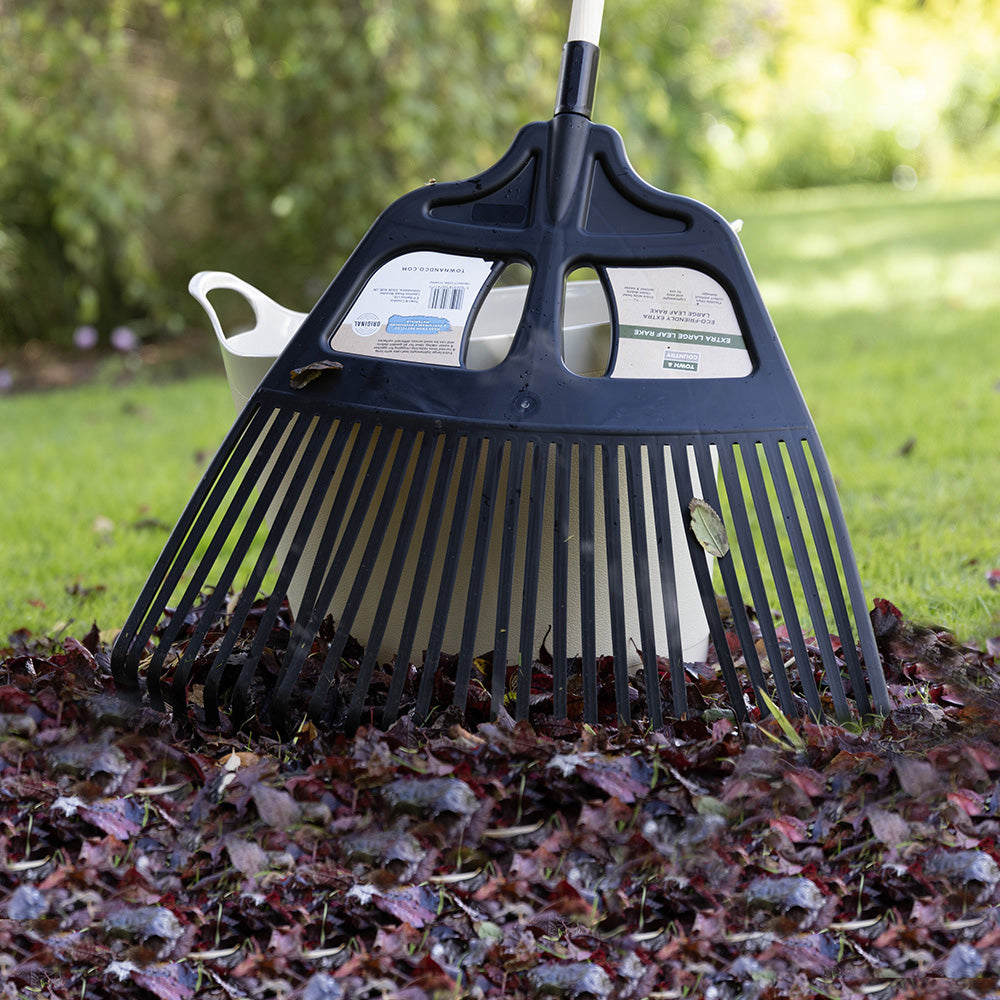 Extra Large Leaf Rake | Lightweight Garden Rake