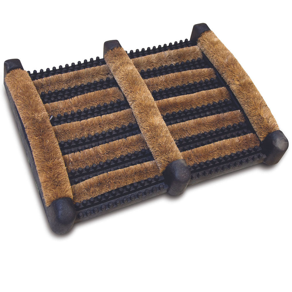 Boot Scraper | Heavy-Duty Coir & Rubber Scraper Mat