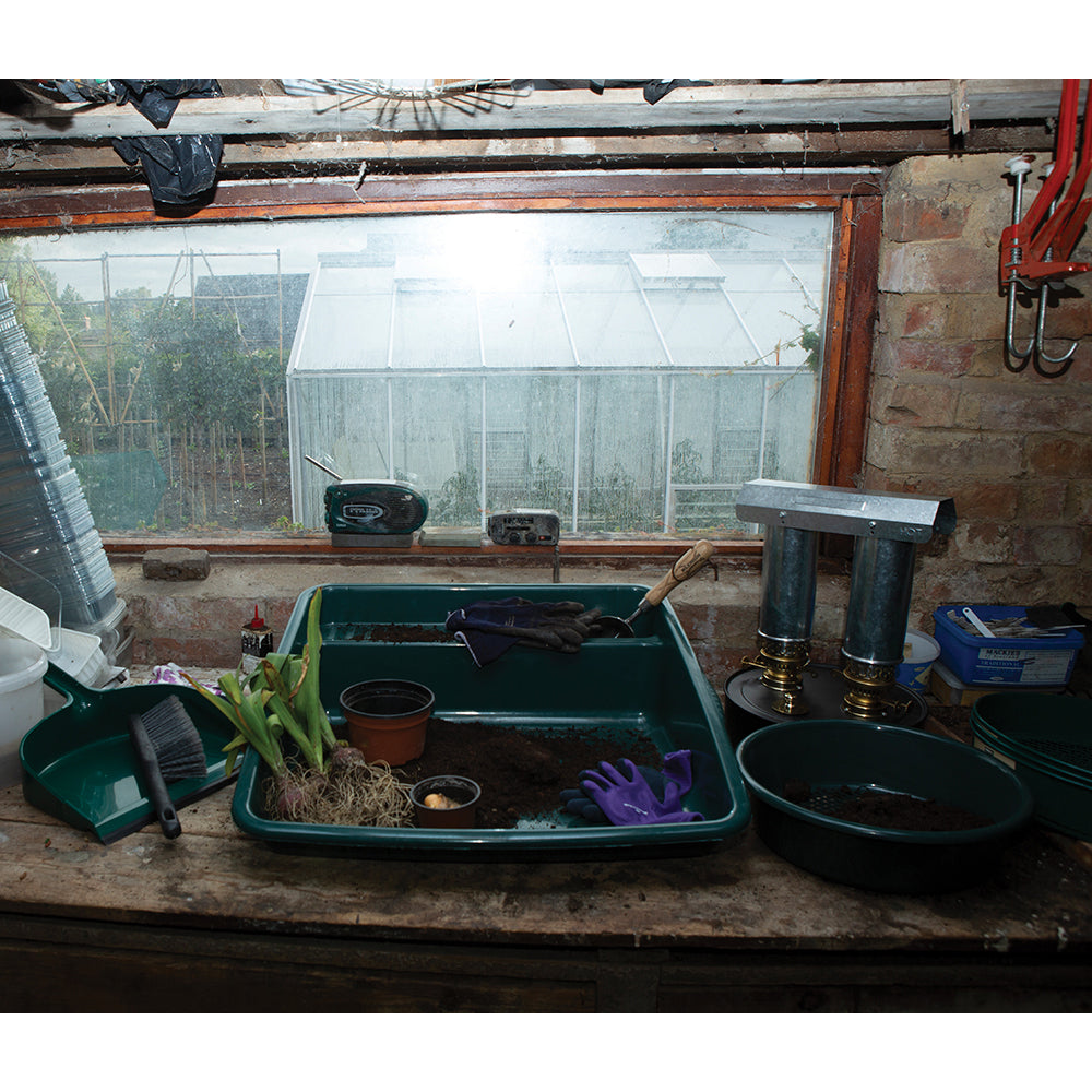 Large Potting Tray with Shelf | Garden Tidy Tray