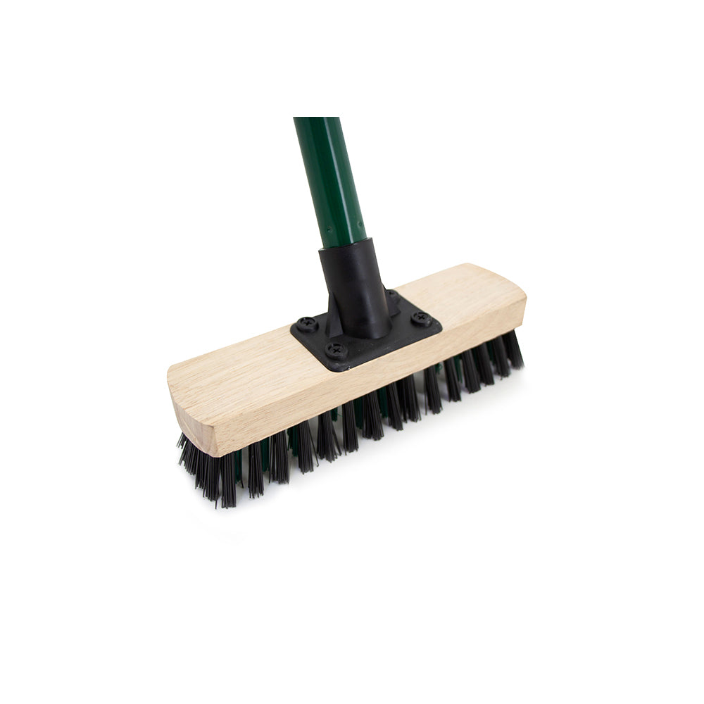 9'' Deck & Scrubbing Brush | Outdoor Cleaning Brush