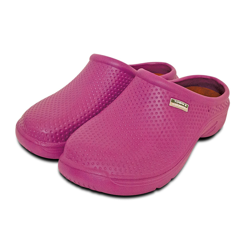 Cloggies© Raspberry | Waterproof Garden Clogs