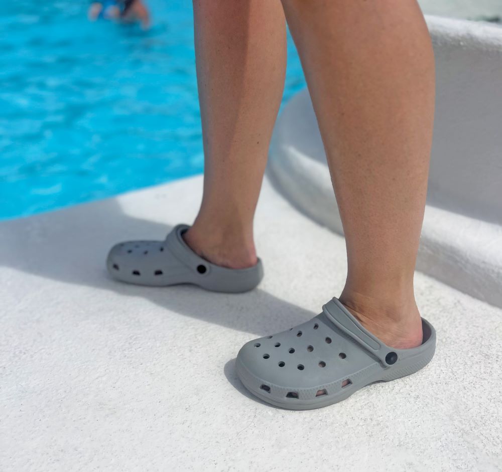 Casual Cloggies© Soft Grey | Lightweight Slip-On Shoes