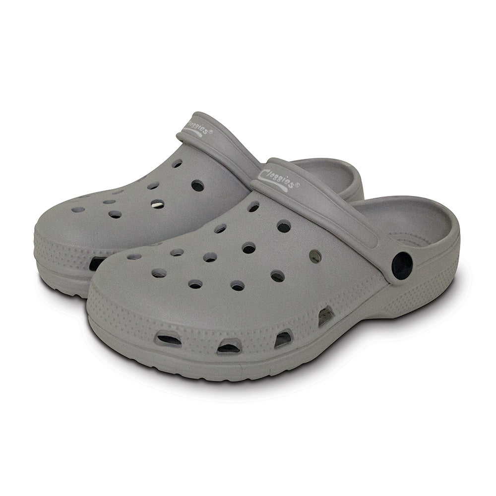 Casual Cloggies© Soft Grey | Lightweight Slip-On Shoes