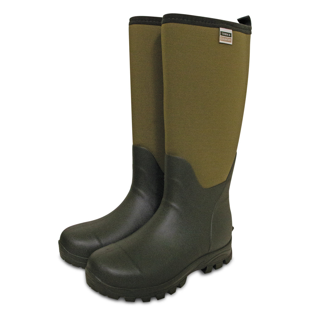 Bainton Wellington Boots Green - Durable, Comfortable & Waterproof