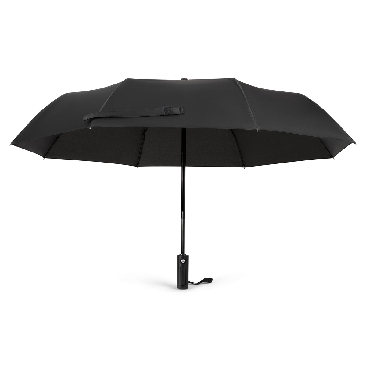 Go Walk Compact Folding Umbrella | Travel Size & Auto Open/Close - Black