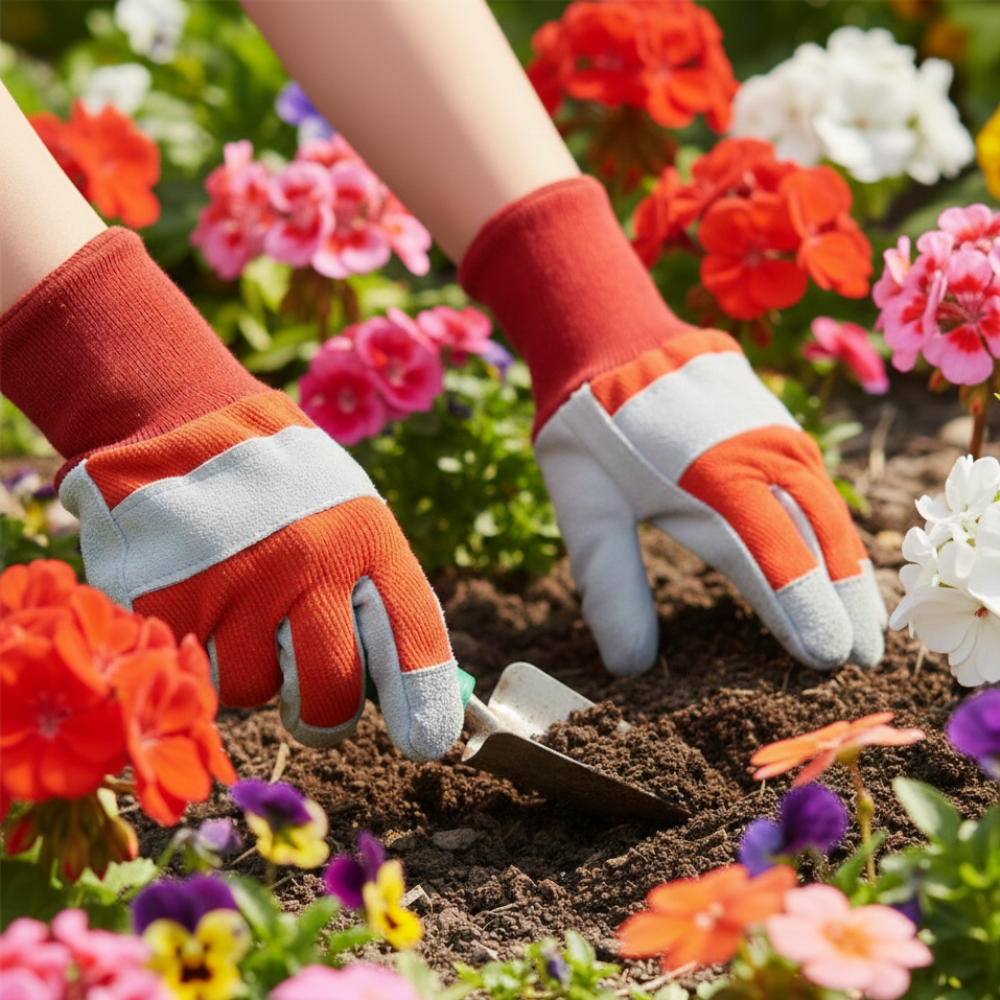 gardening gloves for small hands Kids Rigger Gardening Gloves Red