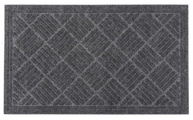 Recycled Door Keeper Mat Black | Eco-Friendly Doormat