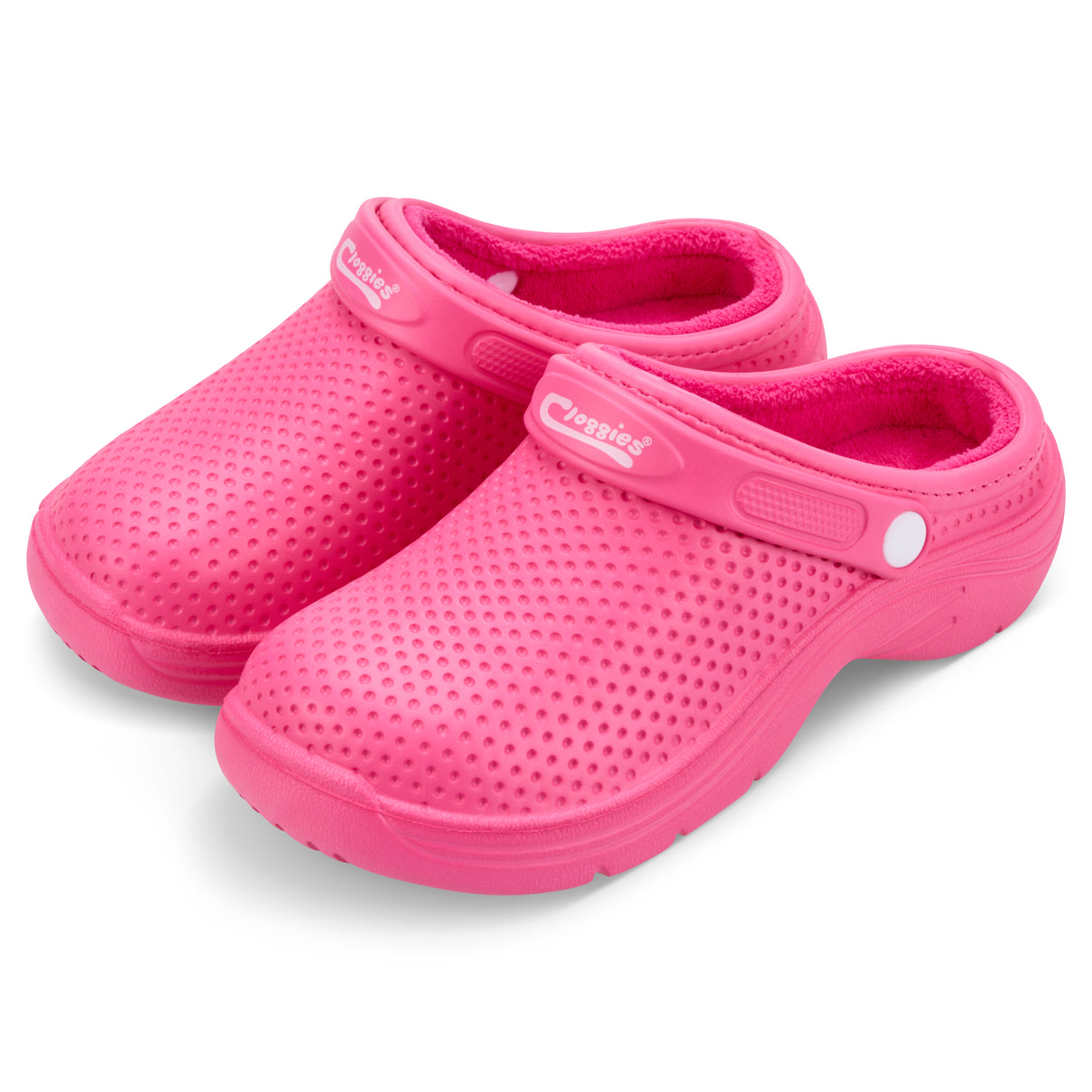 Fleecy Cloggies© Hot Pink | Warm & Cozy Fleece-Lined Clogs