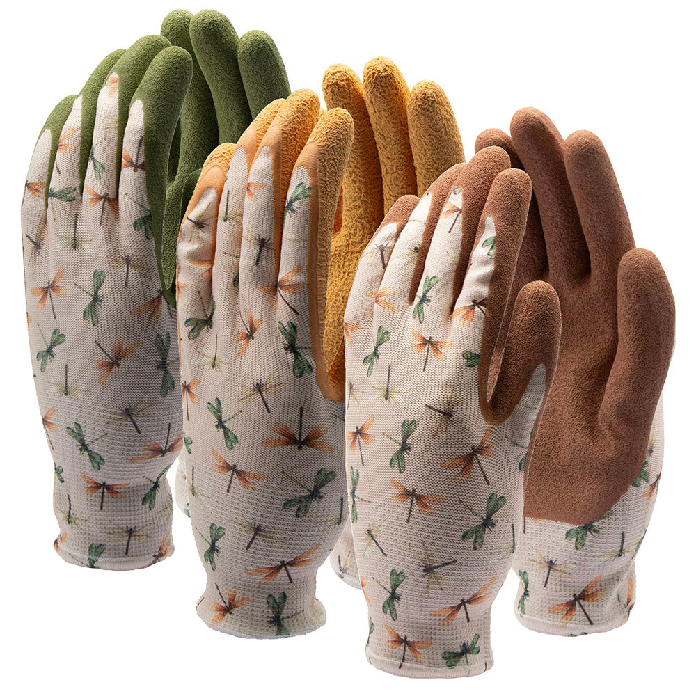 Dragonfly Latex Gloves (3 Pack) | Flexible Grip Gloves