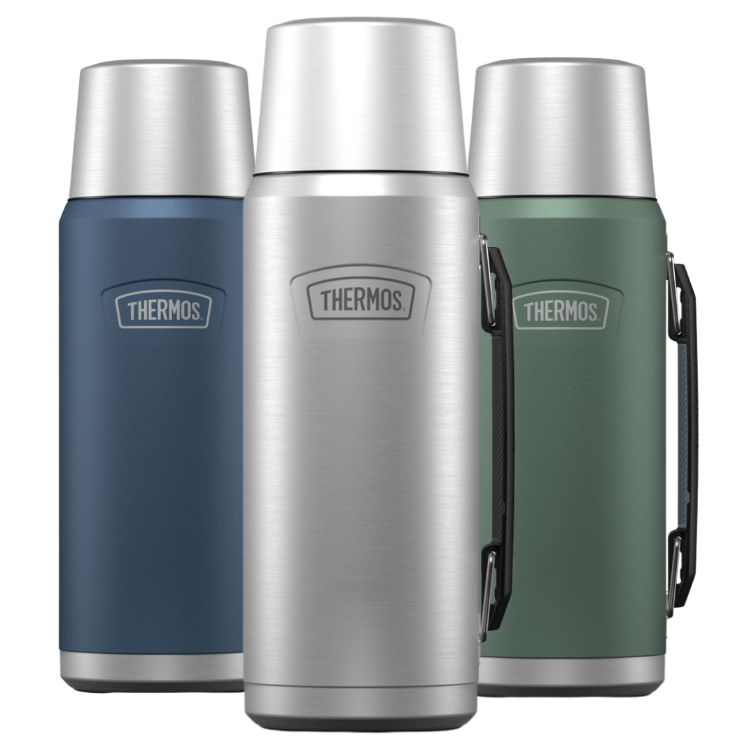 Icon Insulated Flask with Twist & Pour Stopper – 1.2L Stainless Steel