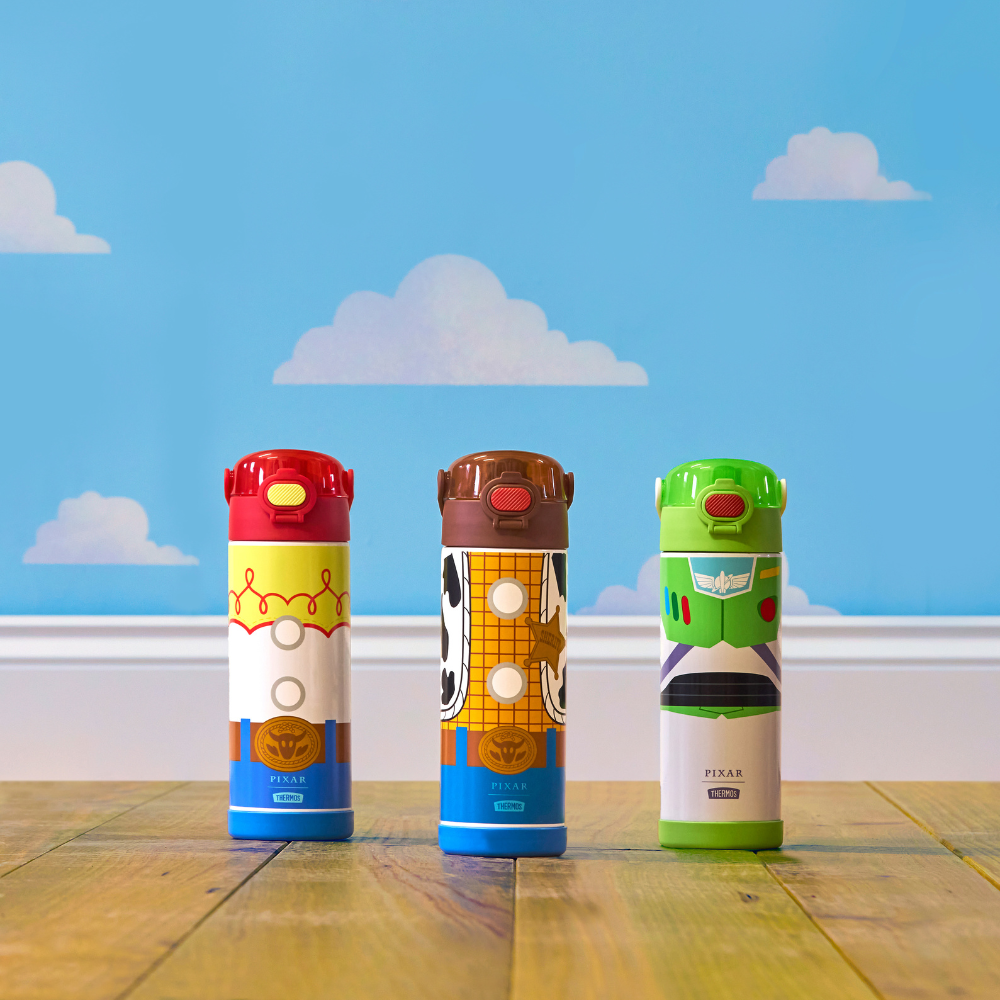 Disney Pixar Toy Story Kids Water Bottle with Flip Lid – 470ml