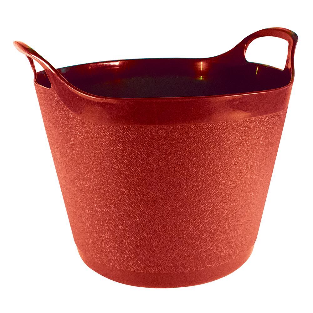 Round Flexi-Tub Scarlet Red