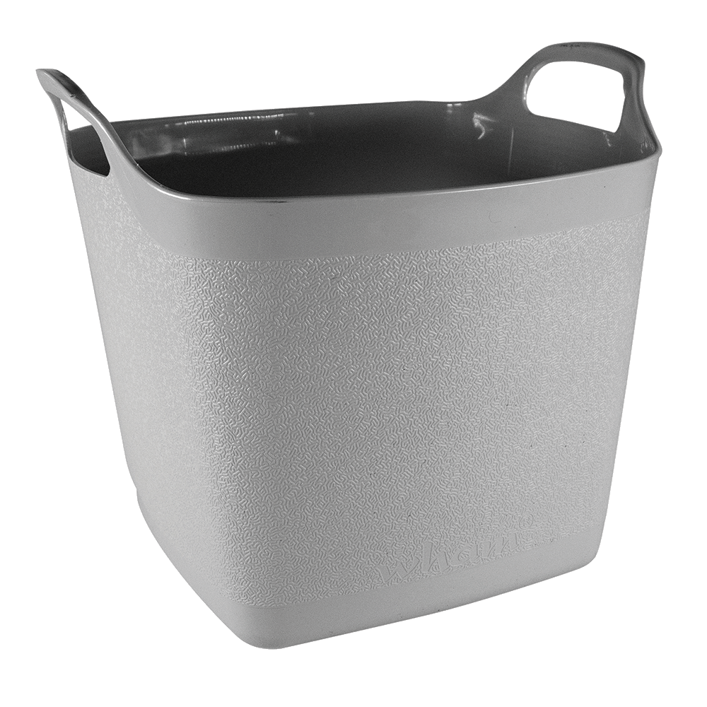 Square Flexi-Tub Soft Grey