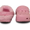 Pink Fleecy Cloggies Front & Back